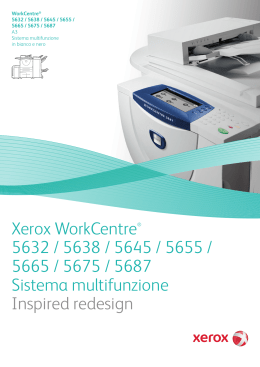Xerox WorkCentre® 5632 / 5638 / 5645 / 5655 / 5665