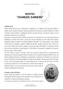 Dispensa Darwin - Università degli Studi di Padova