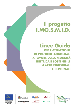 Il progetto I.MO.SMID Linee Guida