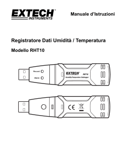 Registratore Dati Umidità / Temperatura