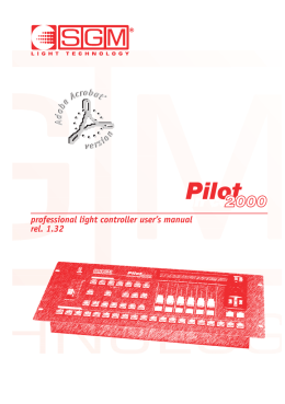 pilot2000 manual - Madman Production