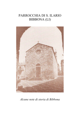 Storia di Bibbona