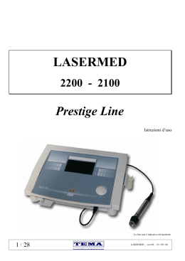Manuale Lasermed 2100