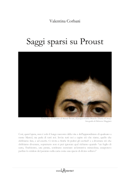 Saggi sparsi su Proust