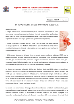 Registro nazionale Italiano Donatori Midollo Osseo Italian Bone