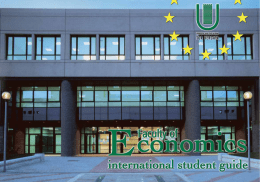 International Guide - Facoltà di Economia