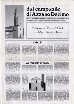 anno 1996 dicembre - Parrocchia San Pietro Apostolo
