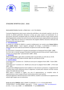 regolamento pucini/s.calcio - ASDUS San Pietro in Vincoli