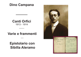Dino Campana - Istituto Cardarelli