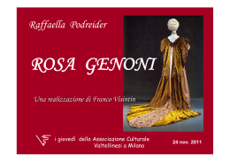 Rosa Genoni - Unitretirano