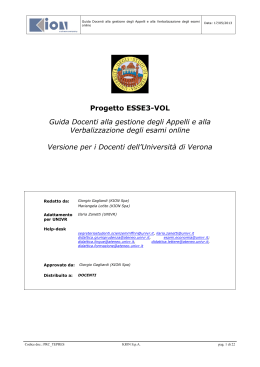 Template Documento KION - Università degli Studi di Verona