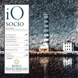 IOsocio 03/2013 - Banca Santo Stefano