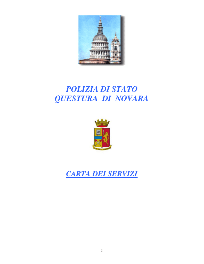 Polizia di stato questura di novara Portale immigrazione polizia di stato