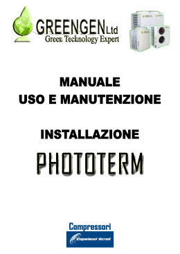Manuale Phototerm