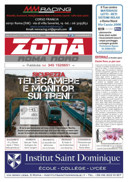 Zona 25-03-16 - Il notiziario gratuito di Roma Nord