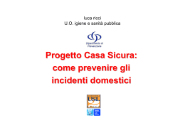 Progetto casa sicura - Azienda USL 2 Lucca