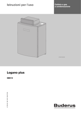 Istruzioni d`uso Logano plus GB212