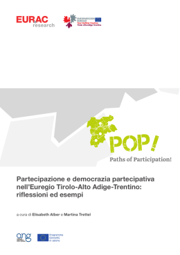 Partecipazione e democrazia partecipativa nell`Euregio