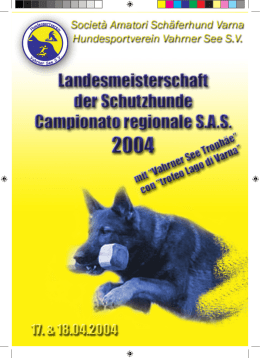 Landesmeisterschaft mit "Vahrner See Trophäe" 2004 Campionato