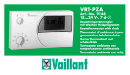 VRT-PZA - Vaillant