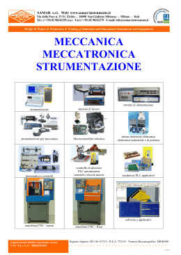 meccanica meccatronica - Catalogo Samar Online