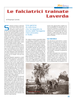 Le falciatrici trainate Laverda - Archivio Storico "Pietro Laverda"