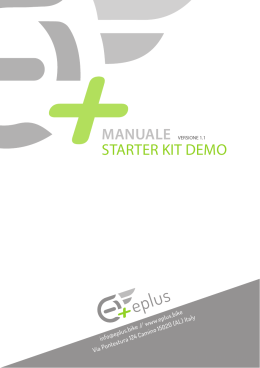 manuale starter kit demo