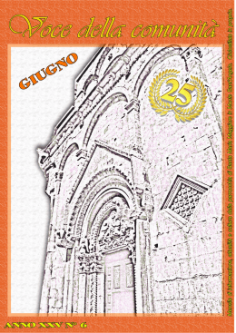 Giugno_2015 - Parrocchia Santa Maria Maggiore