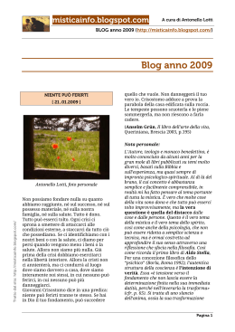 Blog anno 2009