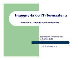 matricole 11-12 - Università degli Studi di Ferrara