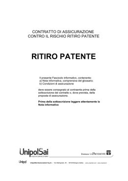 Ritiro Patente