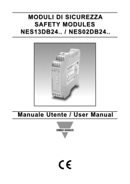 Manuale Utente / User Manual MODULI DI SICUREZZA SAFETY