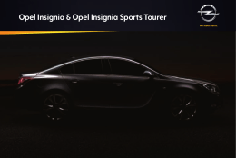 Opel Insignia & Opel Insignia Sports Tourer