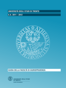 guida della facoltà di giurisprudenza 2011-2012
