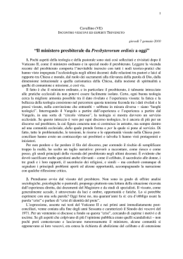 Relazione don Erio Castellucci