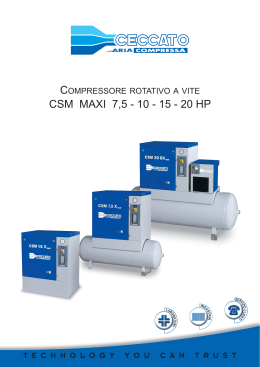 CSM MAXI 7,5 - 10 - 15 - 20 HP