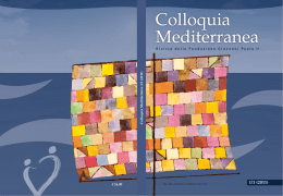 Colloquia Mediterranea - Voci dal Vicino Oriente