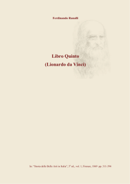 Libro Quinto (Lionardo da Vinci)