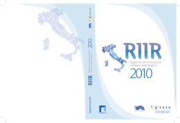RIIR 2010: facciamo il punto sull`innovazione