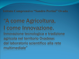 Diapositiva 1 - Istituto Comprensivo S. Pertini Ovada