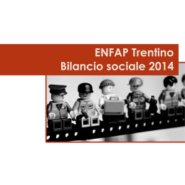 ENFAP Trentino Bilancio sociale 2014