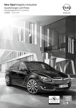 New Opel Insignia Limousine