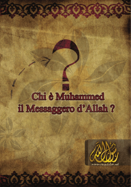 Chi è Muhammed il Messaggero d`Allah? PDF