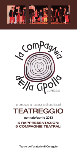 teatreggio - La Compagnia della Cipolla