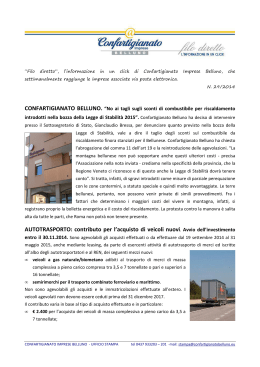 MODULO_news letter - novembre 7 - Confartigianato Imprese Belluno