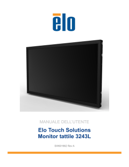 Elo Touch Solutions Monitor tattile 3243L