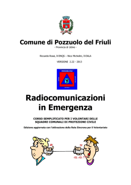Radiocomunicazioni in emergenza