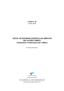 PDF 363 k - Lavoro: partecipazione, dinamica e valutazione di