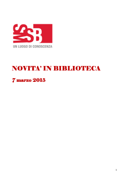 Novità7 marzo - Comune di Pisa