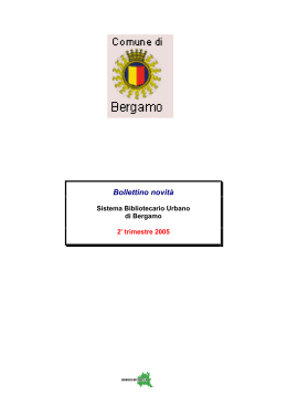 2` trimestre 2005 - Biblioteche Regione Lombardia